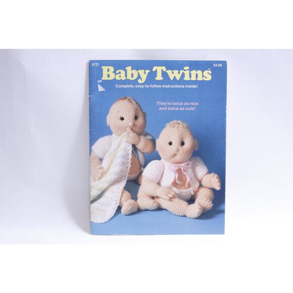 Baby Twins, Crochet Book, Doll Making, Easy-to-follow Instructions Inside - Picture 1 of 2